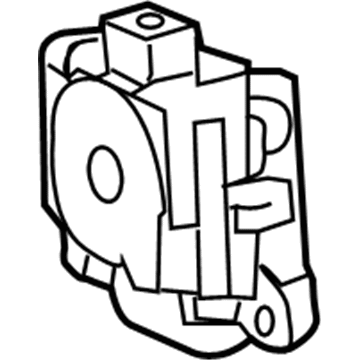87106-33270 Toyota Servo Sub-Assembly, Damper(For Recirculation) Illustration 1 of 1
