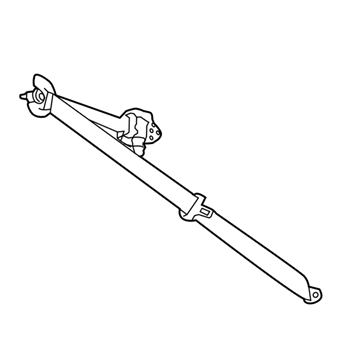 Toyota 73360-0E070-C0 Belt & Retractor