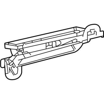 87201-06760 Toyota Air Duct, Upper Passenger Side Illustration 1 of 1