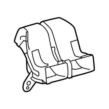 87201-06B90 Toyota Inner Duct Illustration 1 of 1