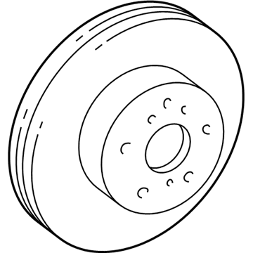 Toyota Prius Brake Rotor - 43512-47010
