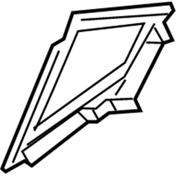 Toyota 68188-10060 Glass Weatherstrip