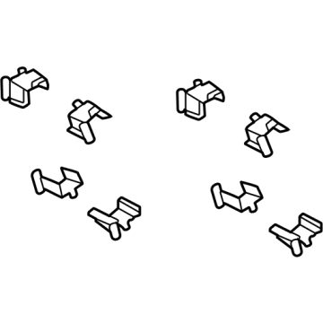 Toyota 04948-02200 Brake Pads Repair Kit