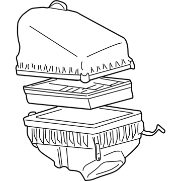 Toyota Solara Air Filter Box - 17700-03100