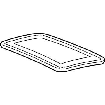 Toyota 63204-0C010 Glass Assembly