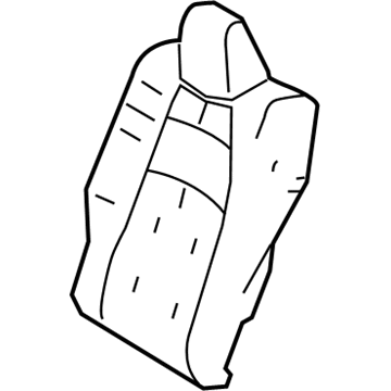 Toyota 71652-02610 Seat Back Pad