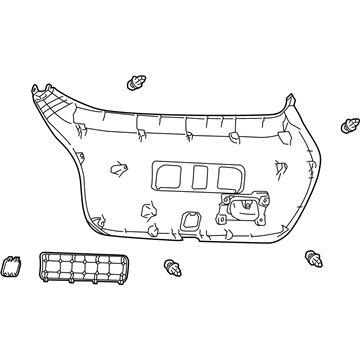 Scion 67750-21080-B0 Lift Gate Trim