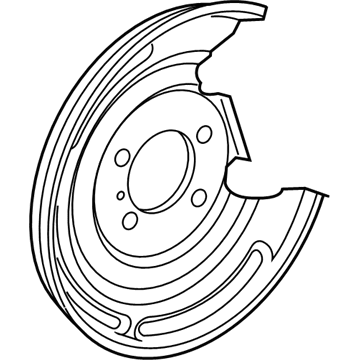 Toyota 47881-12090 Backing Plate