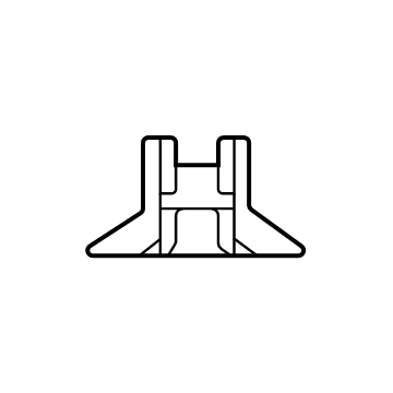 Toyota 90467-06206-C0 Front Insulator Clip