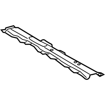 58361-0R020 Toyota Floor Reinforcement, Rear Illustration 1 of 1