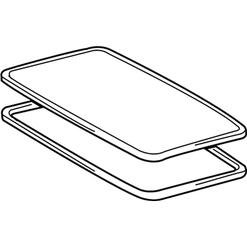 Scion 63201-68010 Sunroof Glass