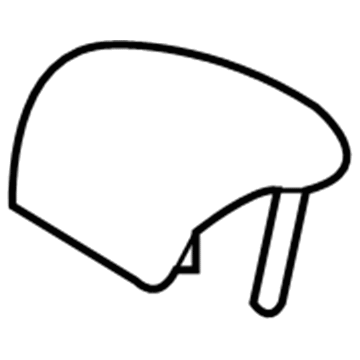 71960-02B50-B2 Toyota Headrest, Center, Gray Illustration 1 of 1