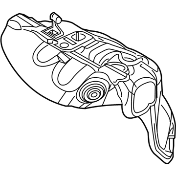 17167-WB002 Toyota Exhaust Manifold, Upper Illustration 1 of 1