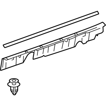 Toyota 53807-35140 Fender Ledge Cover