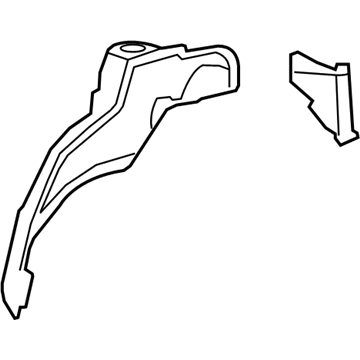 61634-33901 Toyota Inner Wheelhouse, Driver Side Illustration 1 of 1