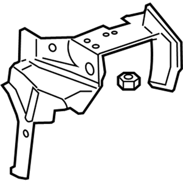 64202-33050 Toyota Upper Reinforcement, Driver Side Illustration 1 of 1