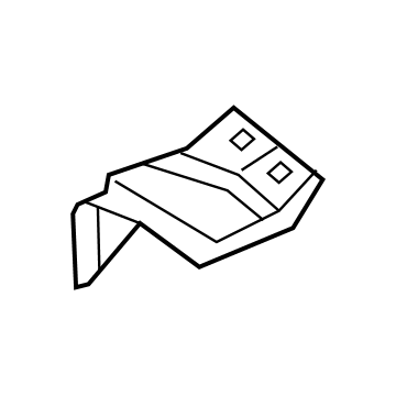 Toyota 53772-0C010 Apron Assembly Support Plate