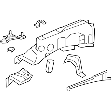 Toyota 53701-0C110 Apron Assembly