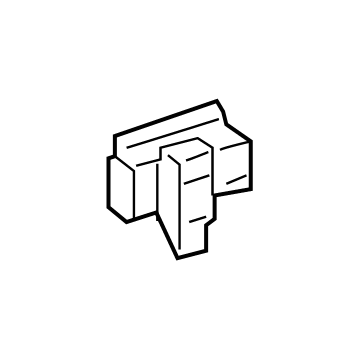 57013-06021 Toyota Bracket Sub-Assembly, Front Side Member, Passenger Side Illustration 1 of 1