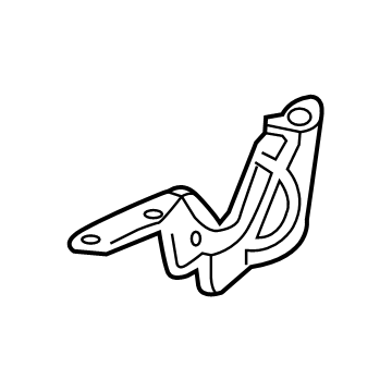 53410-0R080 Toyota Hinge Assembly, Passenger Side Illustration 1 of 1