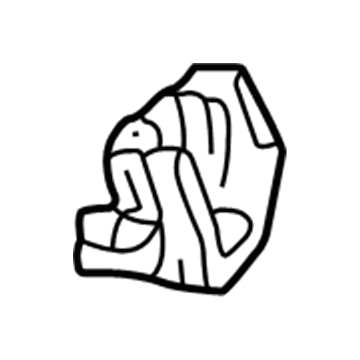 16581-22010 Toyota Hose Holder Illustration 1 of 1