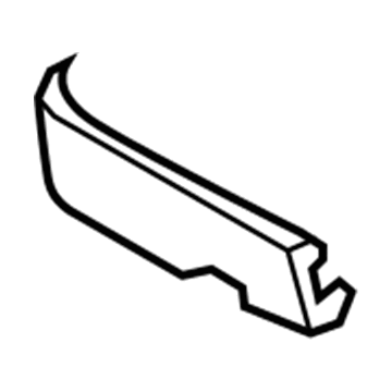 71868-02020-B0 Toyota Front Shield, Gray, Driver Side Illustration 1 of 1