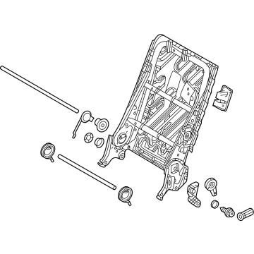 Toyota 71670-0C020 Seat Back Frame