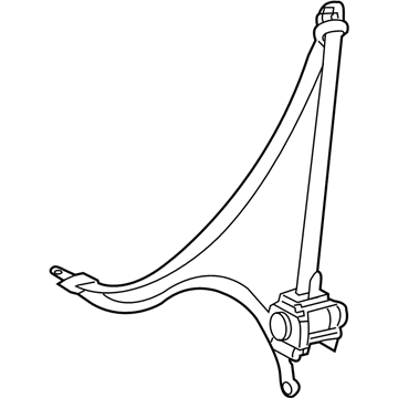 Scion 73220-21100-B0 Belt & Retractor