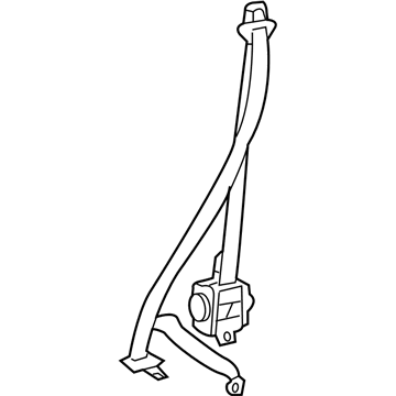 Scion 73210-21141-B0 Belt & Retractor