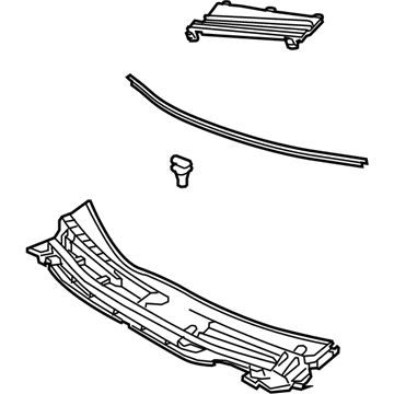 55708-47110 Toyota Cowl Top Panel, Center Illustration 1 of 1