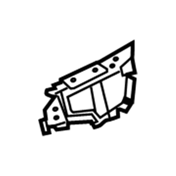 55705-47020 Toyota Cowl Side Panel, Passenger Side Illustration 1 of 1