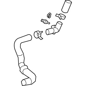 Toyota 16057-F0010 Lower Hose