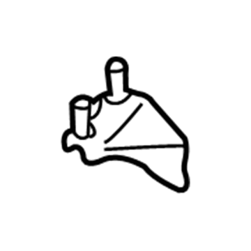 Toyota 88291-48020 Actuator Assembly Bracket