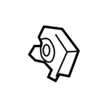 53879-06100 Toyota Bumper Cover Retainer, Front Illustration 1 of 1