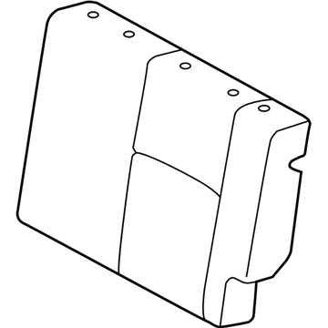 Toyota 71078-0DA40-C0 Seat Back Cover