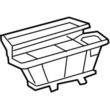55840-06090 Toyota Air Distributor, Driver Side Illustration 1 of 1