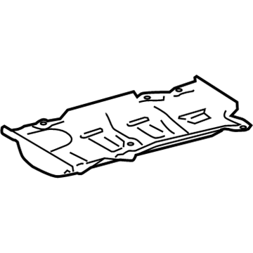 Toyota 12121-0S010 Oil Pan Baffle