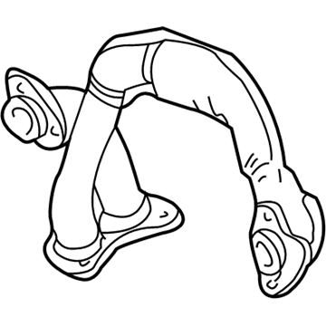 Toyota 17106-62030 Crossover Pipe