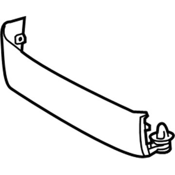 71868-60050-B1 Toyota Front Cover, Gray, Driver Side Illustration 1 of 1