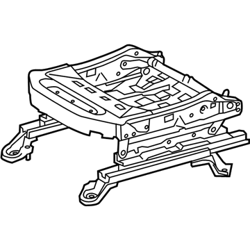 71620-47130 Toyota Seat Track, Driver Side Illustration 1 of 1