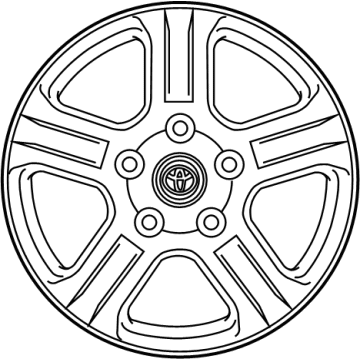 Toyota 42611-0C100 Wheel, Alloy