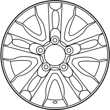 Toyota 42611-0C261 Wheel, Alloy