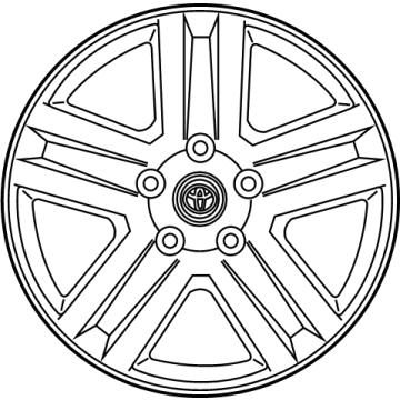 Toyota 4261A-0C010 Wheel, Alloy