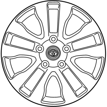 Toyota 42611-0C120 Wheel, Alloy