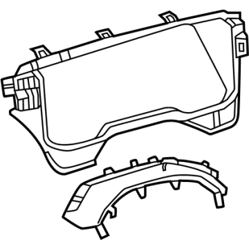 Toyota 55404-0C030 Instrument Cluster Panel