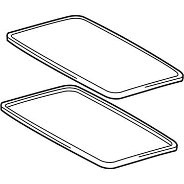 Scion 63201-12300 Sunroof Glass
