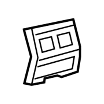 Toyota 58923-0E090-B0 Rear Panel