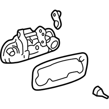 Toyota Exterior Door Handle - 69220-02030