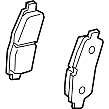 Toyota Yaris Brake Pads - 04465-WB001