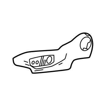 Toyota 71812-AK030-C0 Recline Cover